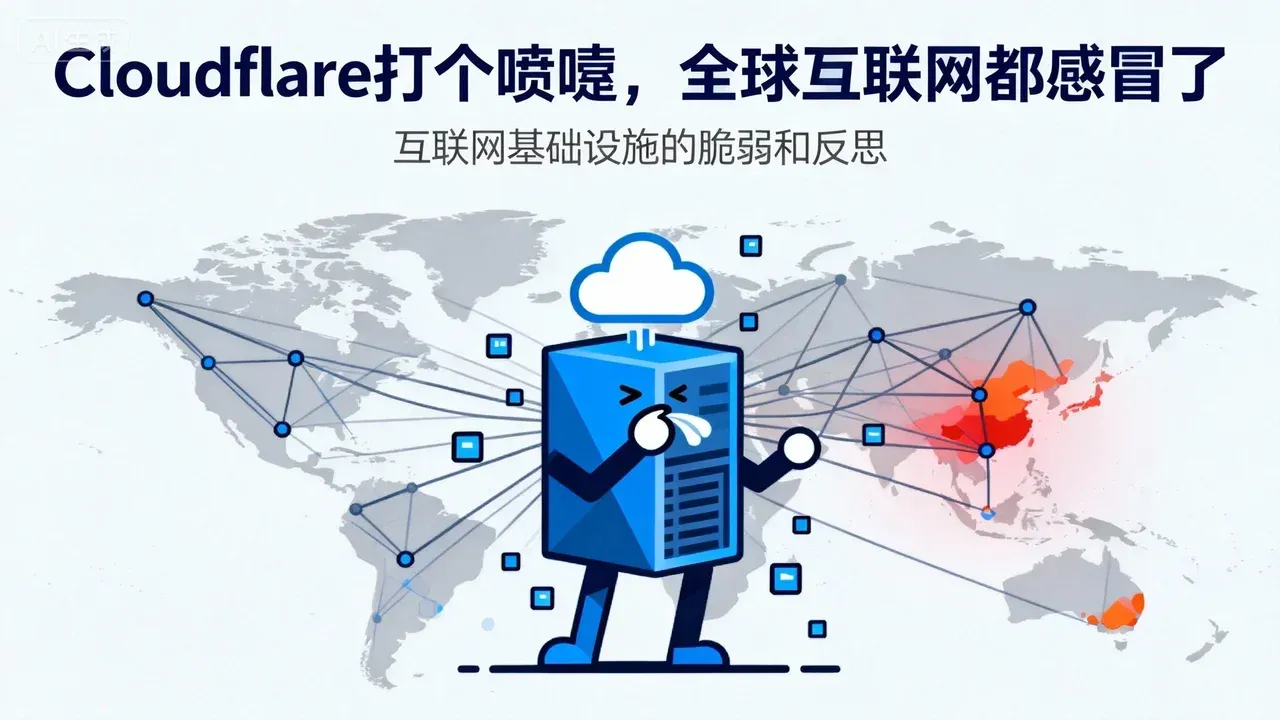 Cloudflare打个喷嚏,全球互联网都感冒了,互联网基础设施的脆弱和反思